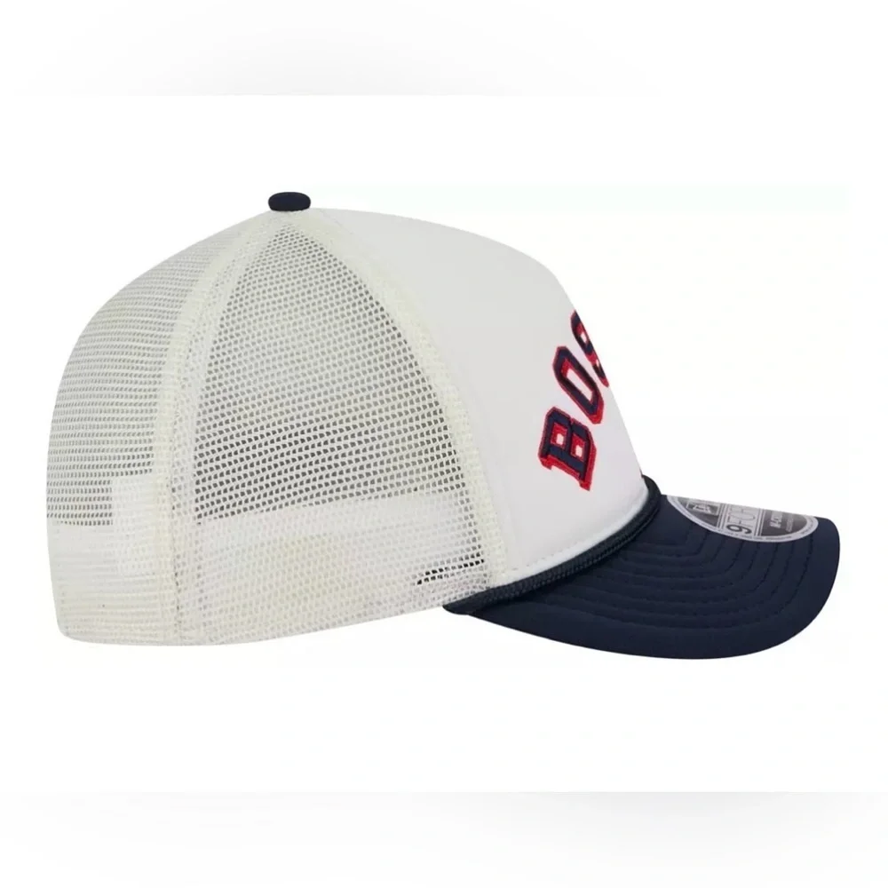 New Era Boston Red Sox White Arch Glitz 9Forty Adult Hat